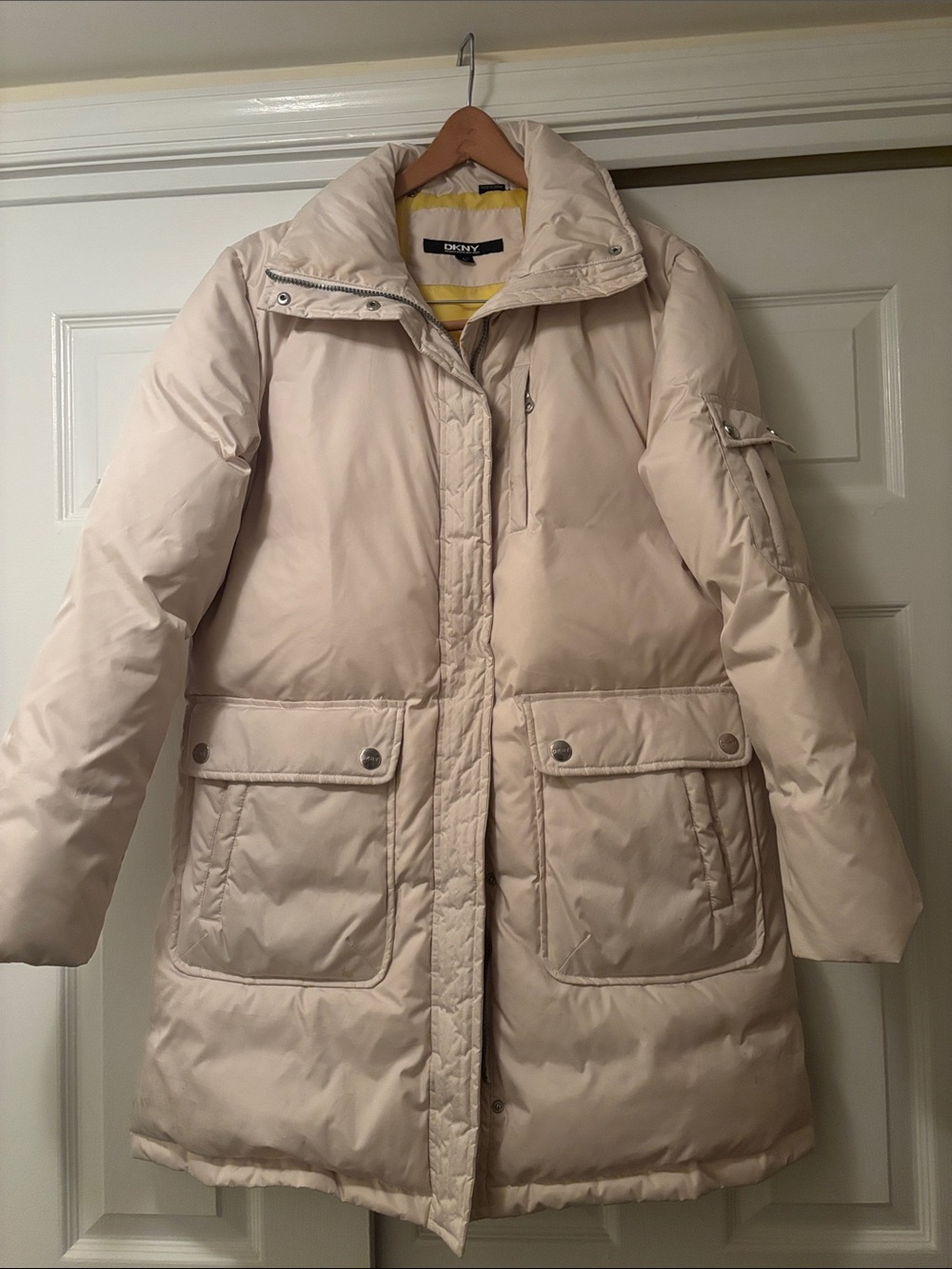 DKNY mid length puffer